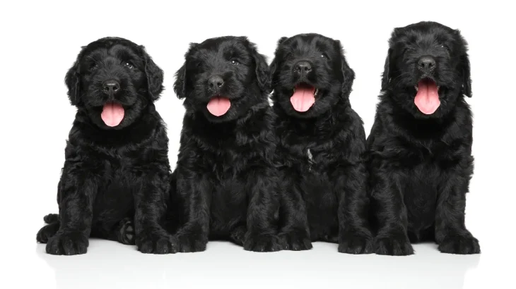 Black Russian Terrier Dog photo