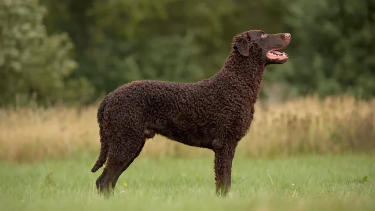 Curly-Coated Retriever Dog photo