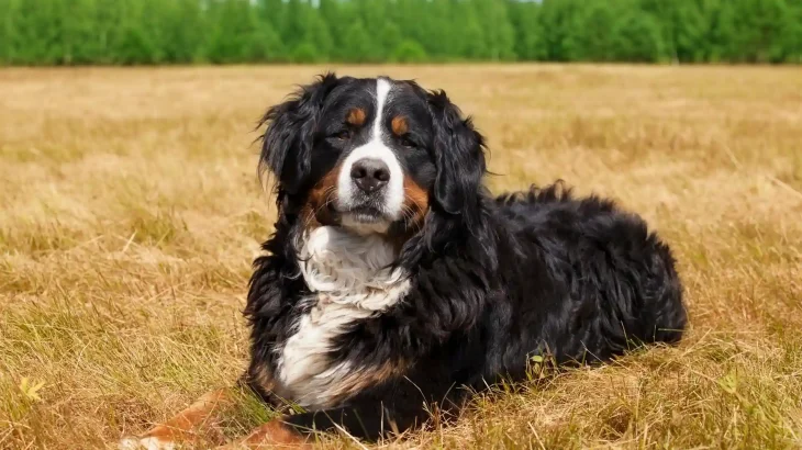 Small Bernese Hound Dog photo