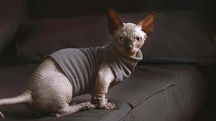 Ukrainian Levkoy Cat photo